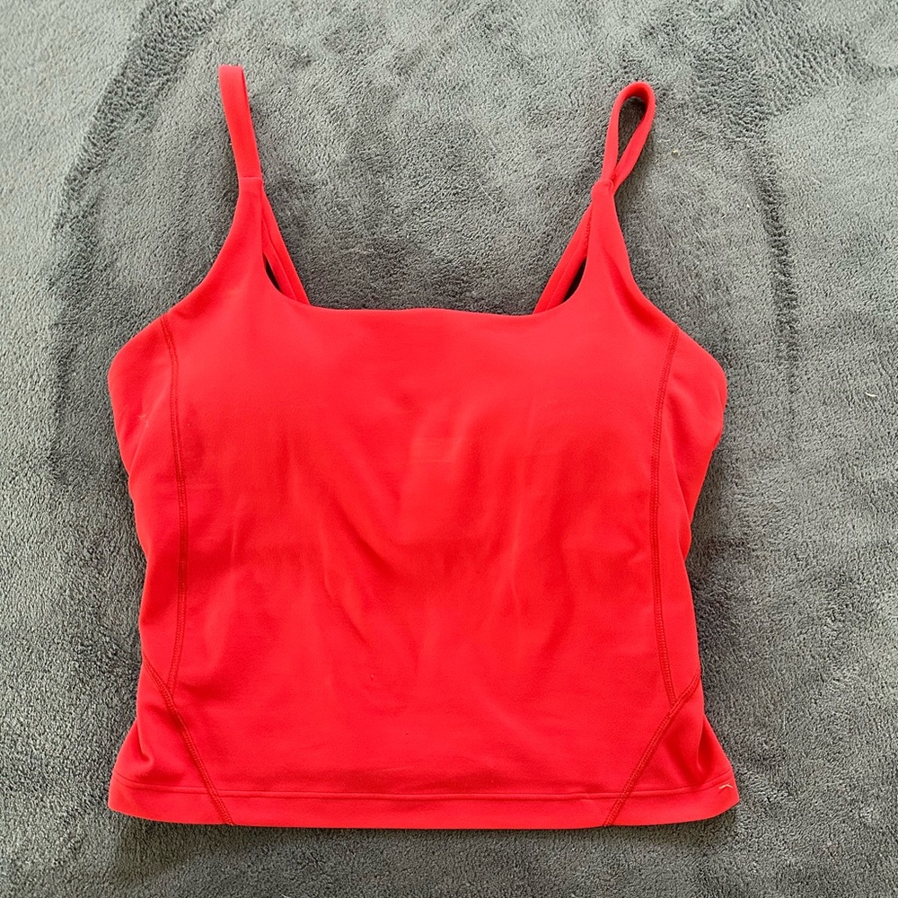 Lululemon Strappy Nulu Shelf Tank Top